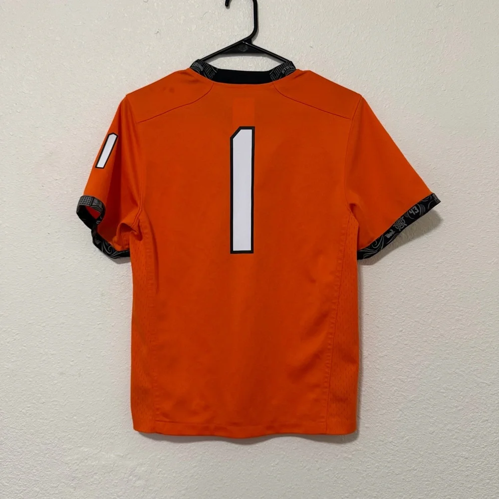 OSU Oklahoma State Cowboys Nike Football Jersey #1 Youth Medium‎